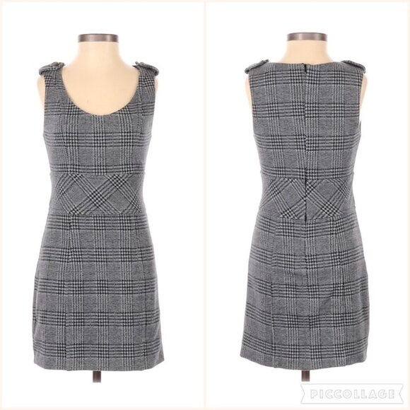 Mango Suit Plaid Wool Mini Dress XXS - Picture 1 of 6